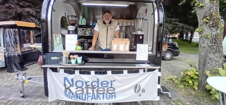 Coffeetrailer der Norder Kaffeemanufaktur